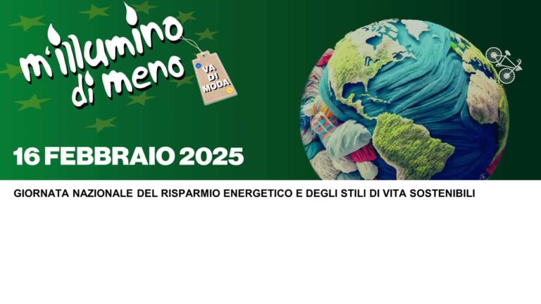 M’illumino di meno 2025: a moment of reflection on plastic and fast fashion