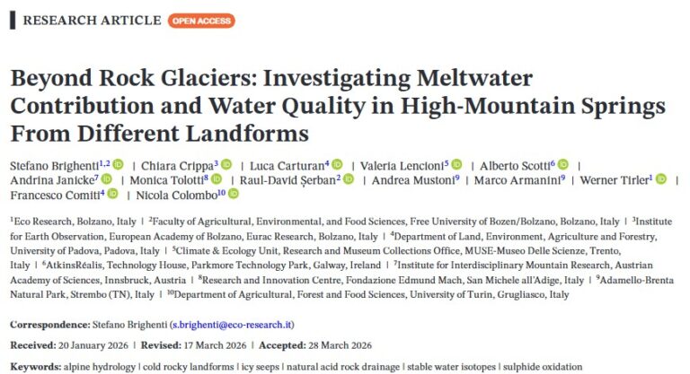 Che impatto ha la perdita dei ghiacciai e del permafrost sulla qualità delle acque di montagna?